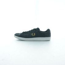 FRED PERRY 가죽 골드로고 스니커즈 블랙 235