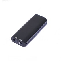 미니녹음기 소형 24시간연속녹음 192KBPS 8GB 소리감지 메탈바디 AT300, 블랙, AT300 8GB