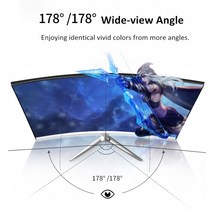 모니터 컴퓨터 4k 38인치 40인치 42인치 60인치 모니터데스크탑 컴퓨터 1080 hz 1ms 게임 디스플레이에 대, 01 black 2k 165hz flat