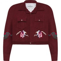 루드 Rhude 수비니어 재킷 마룬 퍼플