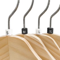 의류 매장용품 옷걸이 사이즈링 (100개입), (블랙-2XL)