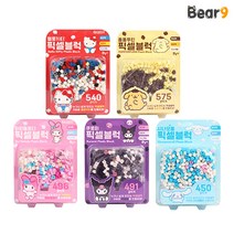 8000 산리오 캐릭터 픽셀 블럭 / 블록 디폼블럭 장난감 완구 조립 입체 퍼즐 헬로키티 시나모롤 마이멜로디, 쿠로미