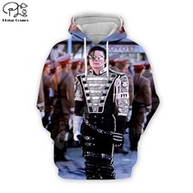 PLstar Cosmos 팝 가수 전설 마이클 잭슨 힙합 NewFashion Tracksuit Streetwear/3DPrint 재미 캐주얼 후드 D1