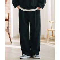 JEMUT 베이스 원턱 스웨트팬츠 6종 블랙 KJLP2435 Base Onetuck Sweatpant Black
