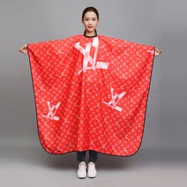 헤어 살롱 미용실 손님 가운 바버샵 커트보 컷트보 기타헤어소품 초대형 케이프2, 레드 160*140cm