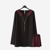 1166-카라목걸이블라우스