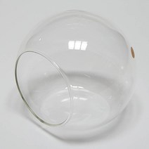 원형유리병 100mm/ 테라리움용기 실내화분 장식공예 diy 인테리어소품 취미 미니어쳐 선물 만들기재료