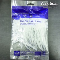 CableMate 네임타이 25x100mm(1000개)/UNK-100M/화이트/마크 타이/각종 케이블 정리/케이블 타이/복잡한 선을 간