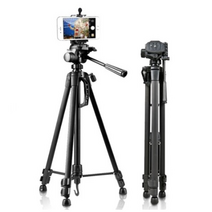프리미엄 3WAY 메탈 유튜브 브이로그 DSLR 갤럭시 아이폰 셀카봉 카메라 방송 촬영 핸드폰 삼각대 거치대, C005 프리미엄삼각대+B489 기본 홀더 세트