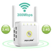 5ghz 리피터 와이파이 5G 1200Mbps 라우터 신호 증폭기 300Mbps 익스텐더 2.4G 부스터 액세스 포인트, CHINA_US Plug | 2.4G White