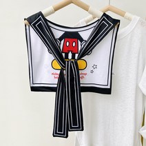 CIUUC 인쇄 된 얼음 실크 목도리 여름 패션 만화 패턴 작은 목도리 선 스크린 목도리 여성 도매의 새로운 한국어 버전