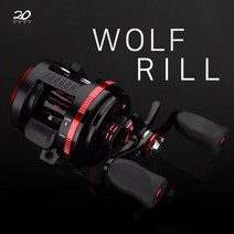 이공조구 울프 장구통릴 더블핸들 100DH 150DH 200DH 라이트지깅 + 릴케이스 (wolf 장구통릴), 150DH(우핸들), 이공조구wolf장구통릴