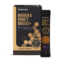 엔젯오리진 마누카허니 엠지오83+ 10g x 14포 뉴질랜드 마누카꿀 100% 하루 1포