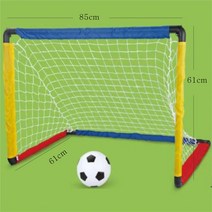 도미노스토리 미니 축구골대 라지사이즈 축구공포함, 혼합색상