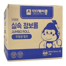 닥터케이콩 점보롤 1겹 500m 16롤 화장실용화장지, 1