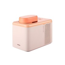 슬러시기계 빙수 얼음 아이스크림 홈 스마트 전자동 듀얼 모드 저온 저장 콘 메이커 기계, 주황색