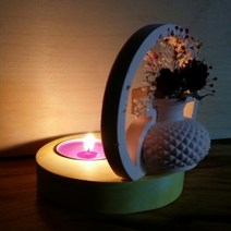 수제몰드 - 화병티라이트홀더
