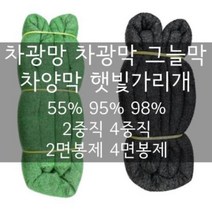 한국조달산업 차광막 그늘막 차광망 차양막 햇빛차단막 3x4 4x6 6x8 6x10 6x20 6x40, 1개, 55%차광망,검은색 6x20m