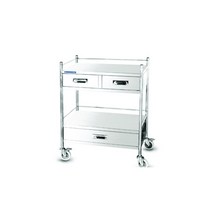 티렉스 다용도 병원 카트 드레싱카 스텐 주방 SUS304, 회진용 카트, TCY-4242