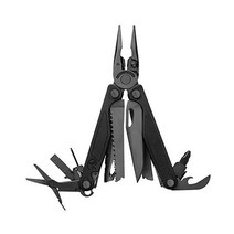 레더맨 Charge Plus 멀티tool 가위 포함 교체 가능한 프리미엄 와이어 커터 Molle Black Sheath 블랙