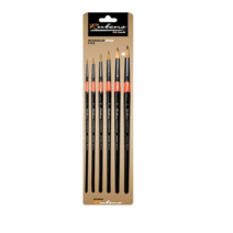 루벤스 720R 수채화 환 붓 6 pcs, 7세트