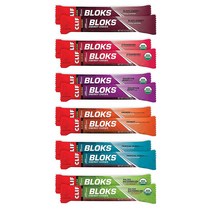 CLIF Bloks Energy Chews Best Sellers 클리프 브룩스 츄스 베스트 셀러 버라이어티 2.1oz(59.5g) 12개입, 기본