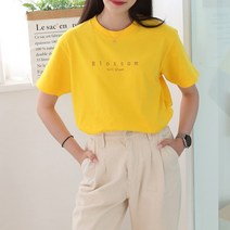 [당일출고] 코키코키 블라썸 프린트 여성 반팔티 S~XL
