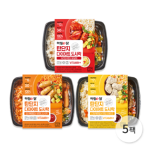 하림이닭 harim 탄단지 도시락 210g 3종 5팩 골라담기, 귀리잡곡밥과 닭갈비 210g 5팩