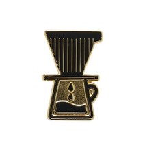 Mallow_쇼핑_골드 드리퍼 뱃지 1개 장식용 바리스타용 패션브로치 타@8688@!^^