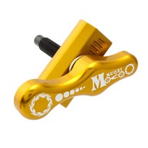 자전거 프레임 MTB 로드 자전거 용품 MUQZI 접이식 자전거 프레임 헤드셋 Brompton 렌치 용 힌지 레버 클램, 01 YELLOW