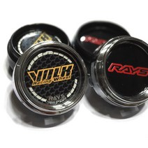 볼크휠캡 RAYS휠 휠캡 레이스휠캡 te37 VOLK RACING 허브캡 휠타이어용품 휠악세사리 레이싱휠캡 써킷용품, 1개, RAYS black
