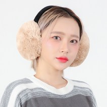 라핑 접이식 귀마개 겨울 방한 부드러운 귀도리