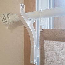 못없이 설치하는 커튼봉 달기 브라켓 전세집 월세집 원룸 커텐달기, 연그레이