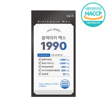 블랙마카 맥스 흑삼 흑마늘 흑효모 아르기닌 타우린 함유, 1개