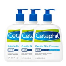 세타필 젠틀 스킨 클렌저, 473ml, 3개