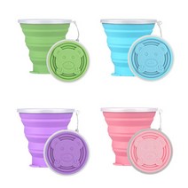 실리콘 접이식컵, 퍼플