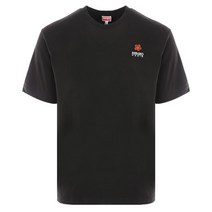[겐조] 22FW 5TS412 4SG 99 보크 플라워 패치 블랙 반팔티