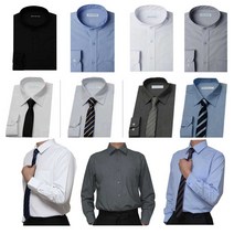부드럽게 찰랑 레이온 메노모소 빅사이즈 130(4XL)까지 13종 긴팔 와이셔츠 차이나