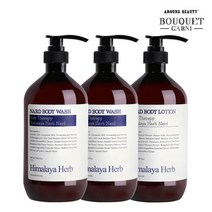 히말라야 허브 나드 라벤더머스크 바디워시 900ml x2개+바디로션 900ml x1개