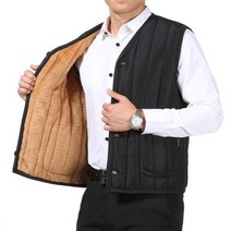 겨울작업복 남자패딩점퍼 방한조끼 깔깔이 작업 동복, 방한조끼블랙XL