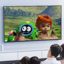 무선 HD TV 32인치 43 50 인치 노래방 펜션 모니터 LCD 화면 티비, 46ㅡMC01 고화질
