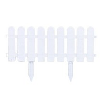차폐휀스 담장공사 단독 주택 카페 담장 펜스 정원 마당 화단 식물 테두리 쉬운 설치 홈 장식 잔디 잔디 피켓 보호 풍경 흰색 테두리 울타리, 2, 2