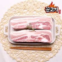 꾼고기 듀록 삼겹살 보쌈용 4cm 1kg, 1팩