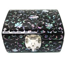 박씨상방 나전 당초문 흑칠 보석함 16형장태복 문화재 기능인작