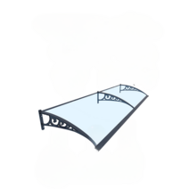 PVC 투명고정식어닝 투명차양막 주택테라스가림막 비가림 수동어닝 어닝천막, 벽에 60cm x 60cm 튀어 나와