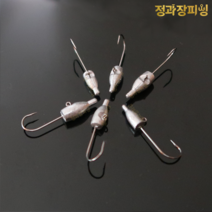 탄환 지그헤드 벌크 10개입 볼락 전갱이 우럭