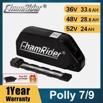 접이식 전동자전거 전기자전거 배달 렌탈 키트 폴딩 원래 48V36V52V Ebike 배터리 48v 20ah Polly DP9 40A BMS 18650 셀 500W 750W 1000, Polly7  48V30AH