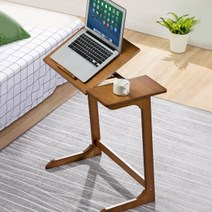 모던대나무쇼파테이블 침대 소파 사이드 테이블 책상, 데스크용