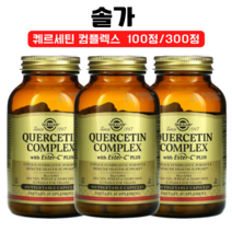 솔가 퀘르세틴 컴플렉스 with 에스터 C 플러스 브로멜라인 베지캡슐 100정 300정, 1개, 1개 베지 100정 x 3