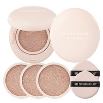 [KT알파쇼핑][조성아] 모이스트 핏 새싹쿠션 본품*2+리필*3+퍼프2개, 상세페이지참조, 호수선택:1호